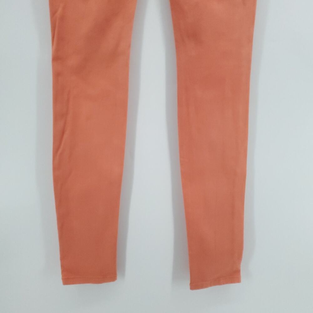 Vigoss Y2K Streetwear Bold CandyCoated The Jagger Orange Stretchy Skinny Jean 24 - Picture 11 of 12